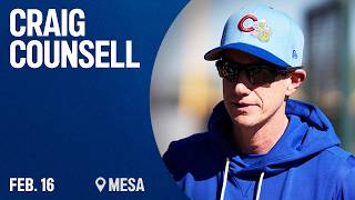 Famous Craig Counsell encourages Cubs to remain present ahead of 2026 MLB season | Marquee Sports Network Profile