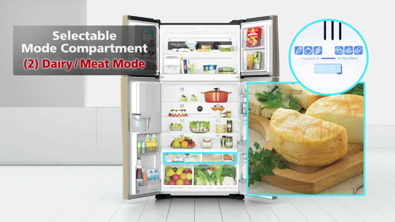 Hitachi R700 HITACHI BIG FRENCH REFRIGERATOR R-M700, R-WB730, R-WB800 - YouTube