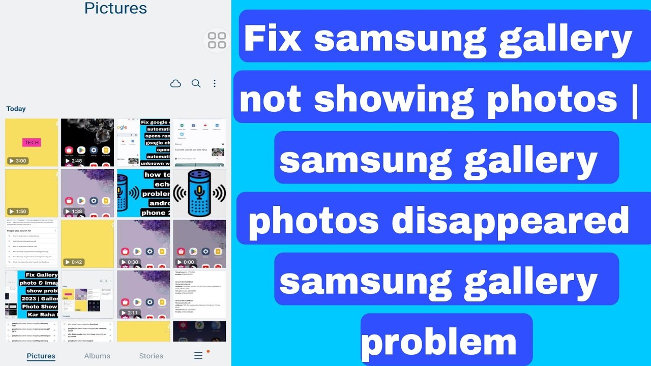 Fix Samsung Gallery Not Showing Photos Samsung Gallery Photos