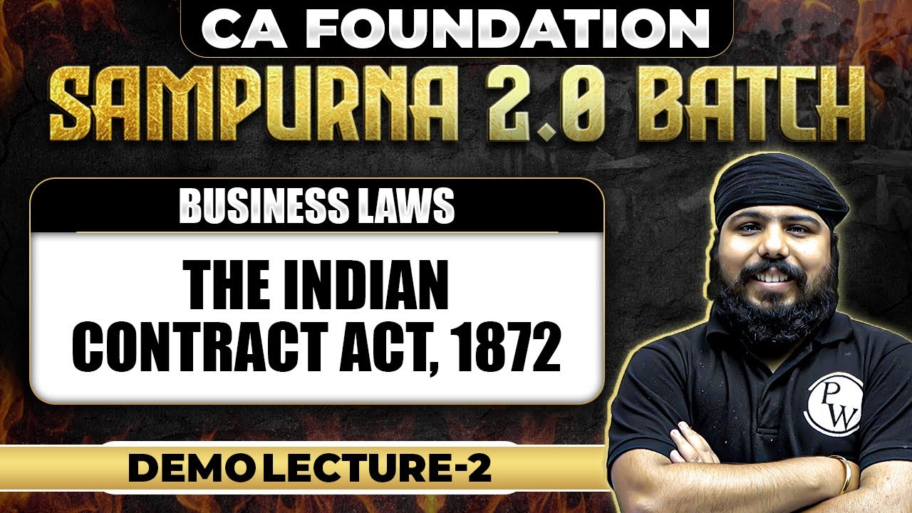 the-indian-contract-act-1972-ca-foundation-june-2024-demo-lecture