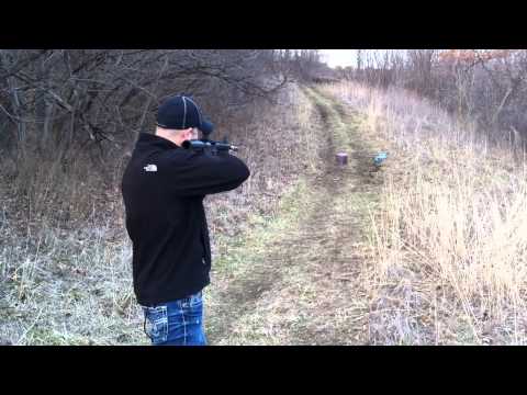 Smith and Wesson M&P 15-22 with Slide Fire Stock and Suppressor