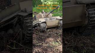 Armortek Tiger 1 late variant playing in the mud at the overlord show.