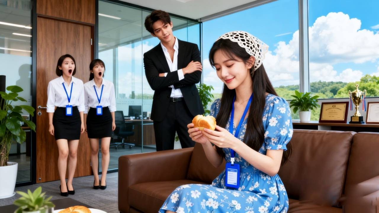 क्रूर सीईओ किसी को नहीं देखता, लेकिन खाती हुई लड़की पर आकर उसकी दिल जीत लेता है।