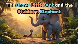 The Brave Little Ant and the Stubborn Elephant l Learn english through story l Easy English story l