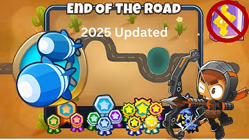 End of the Road [Double HP Moabs] Guide | No Monkey Knowledge | BTD 6 (2025 Updated) 4K