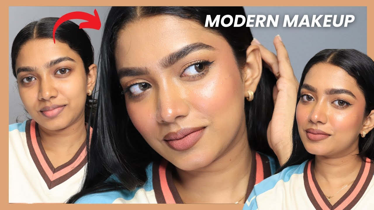 MODERN MAKEUP LOOK 🎀  How To Look Modern? | Malayalam | Hannah, Hanmade_stories2.0