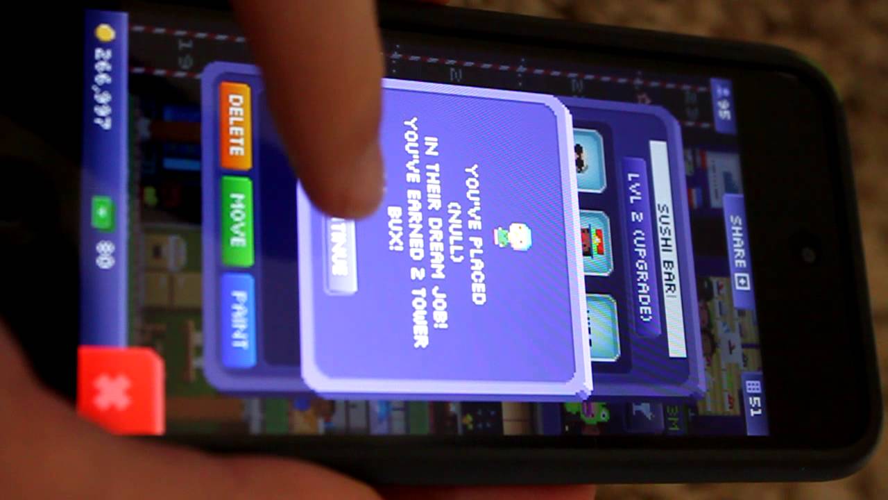 Ultimate Tiny Tower Cheat (no time change or jailbreak) - YouTube