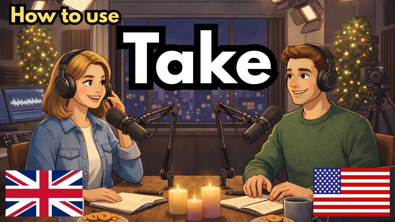 Learn English with Real Conversations Podcast | How to Use TAKE in English