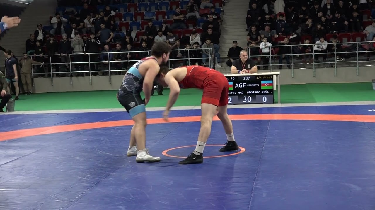 1/4 final FS - 70 kg: Maqomed-Başir Xaniyev - Əbülfəz Nəsirov