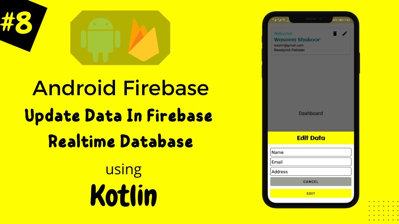 Download #8. How to Update Data in Firebase Realtime Database Android Studio using Kotlin