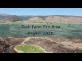 Angst aerial imaging rock farm fire area august 2020