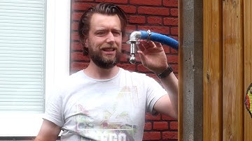 CIP spray ball open air demonstration, brand : SS brewtech = POWER FULL?