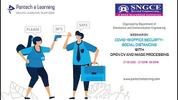 Covid-19 OFFICE SECURITY SOCIAL DISTANCING WITH OPENCV| IMAGE PROCESSING | SNGCE