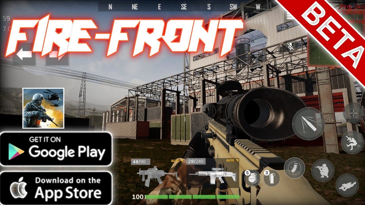 FIREFRONT MOBILE FPS ANDROID iOS NEW BETA GAMEPLAY OPEN BETA