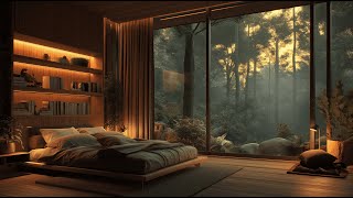 Walking into the bedroom, the rainy scene outside the window accompanies you to sleep | rain sound