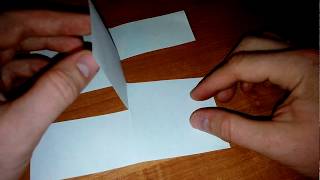 Как сделать невозможный лист бумаги. Удивительный трюк