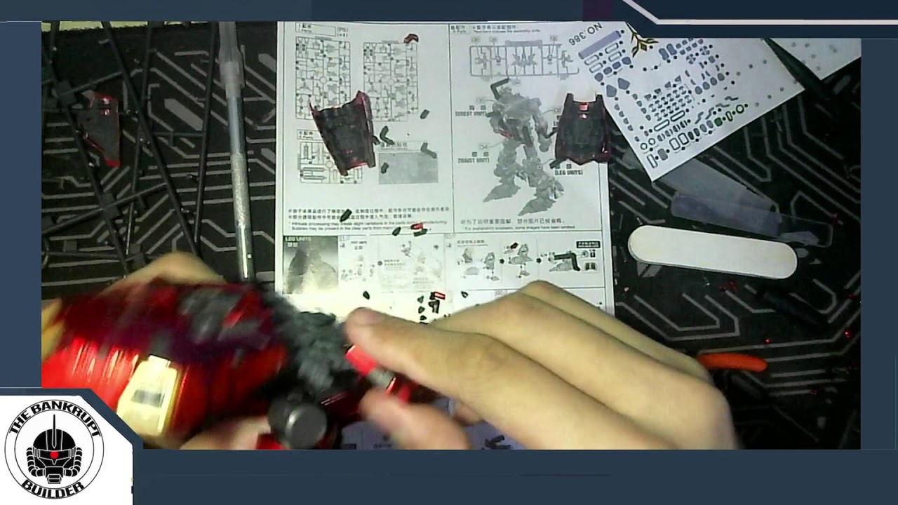 Star 1/144 Sazabi Mechanical Core Plating Build Along Stream P.2
