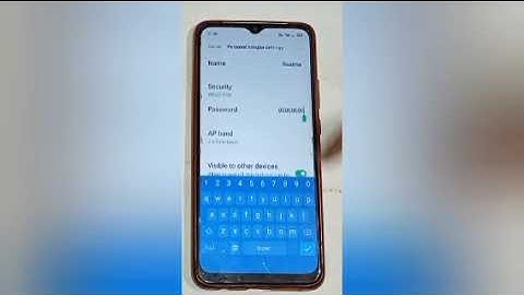 How to change hotspot password in realme c25,change hotspot password setting