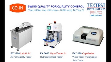 FX 3000 Hydro Tester IV - Hydrostatic Head Tester (Water Resistance) - by TEXTEST AG