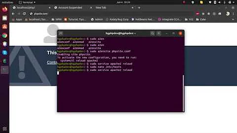 Create virtual host on ubuntu 20.04
