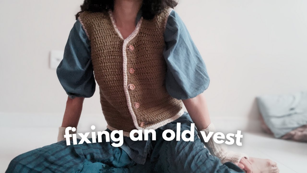 Fixing an old vest (jazz playing)
