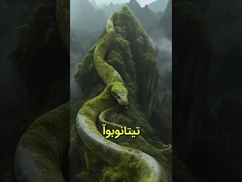 تیتانوبوآ بزرگ ترین مار تمام تاریخ زمین دنیای حیوانات