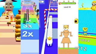 5 GAMES, 1 VIDEO 🤯👏| Oddly Satisfying Compilation Video|