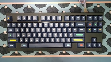 F1-8X Plateless BCP Black Cherry Pie Switches Typing Sound Test || Geon Mechanical Keyboard F1