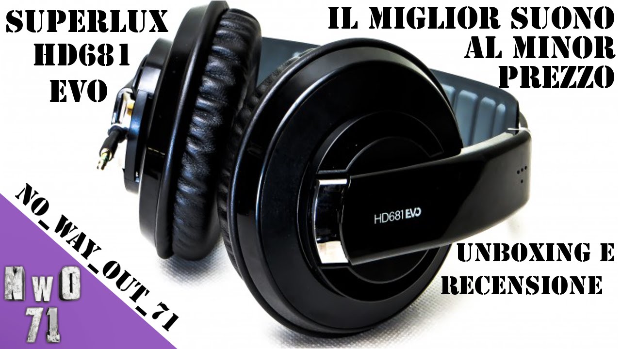 Superlux HD681 EVO || Unboxing e Recensione - YouTube