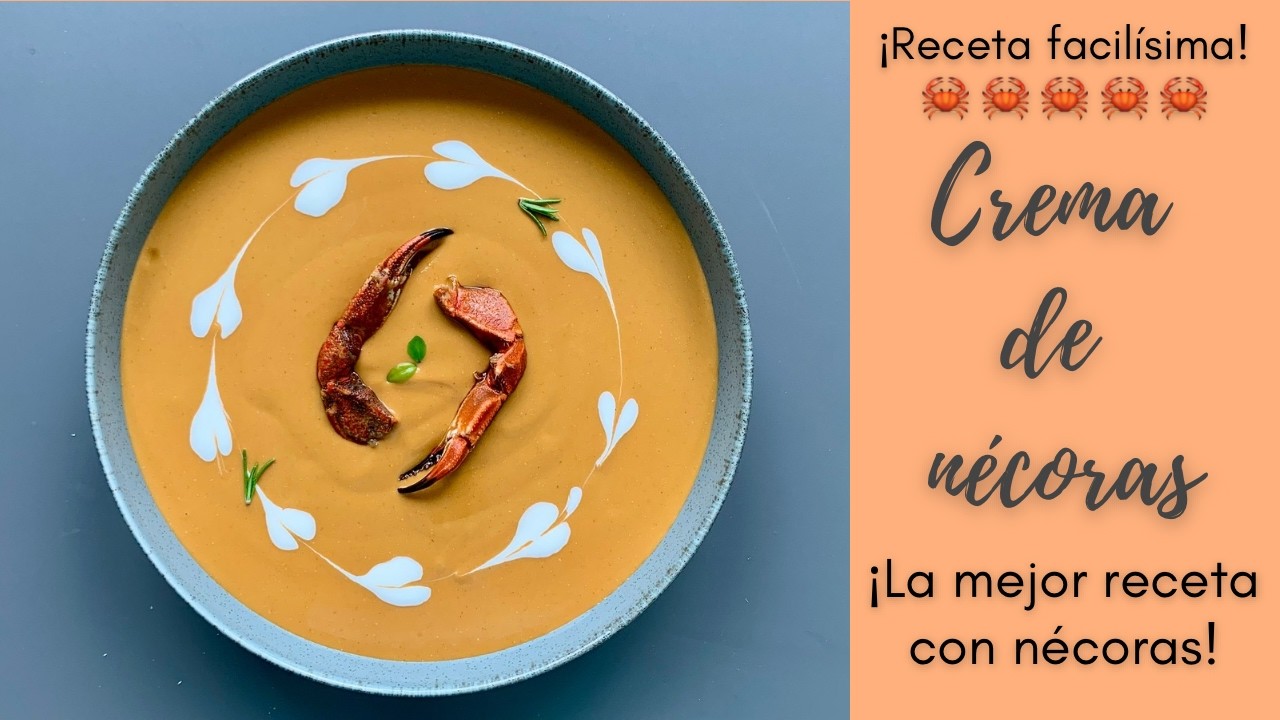 CREMA DE NÉCORAS🦀 Receta FÁCIL para OCASIONES ESPECIALES🤤