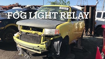 Install a fog light relay fast ￼ Scion xB 04-06 ￼