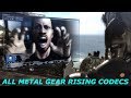 All Metal Gear Rising: Revengeance Codecs