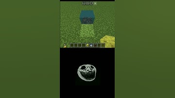 Minecraft Logic [Troll face]             #minecraft #viral #trollface  #shorts