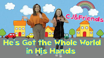He's Got the Whole World in His Hands | Dance-Along with Lyrics | CJ and Friends ft. Lashon Halley