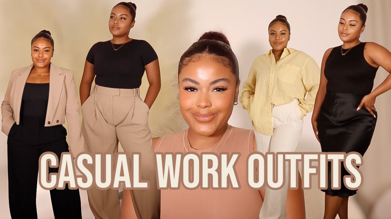 Casual Work Outfit Ideas (Simple, Comfortable & Effortless) - YouTube