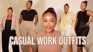 Casual Work Outfit Ideas (Simple, Comfortable & Effortless)