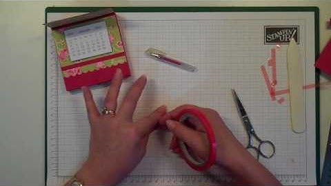 Desktop Calendar Tutorial