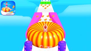 ORANGE RUN! game HIGH SCORE 👗🌈👸 Gameplay All Levels Walkthrough iOS, Android New Game Level Full screenshot 1