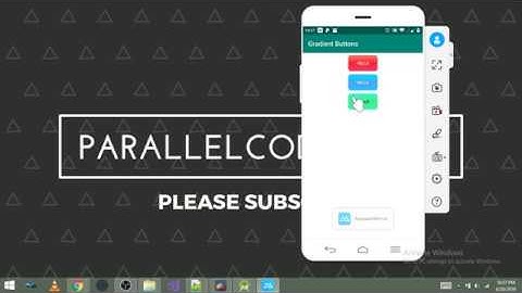 Android Gradient Button - Demo