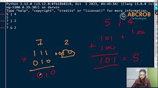 python operators and variables part 2