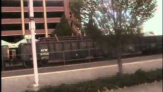 BNSF 8301 CSX 8626 BNSF 8288 at Auburn Wa train station