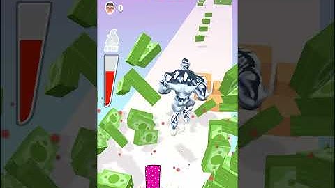 Walkthrough Gameplay iOS Android Muscle Run New Level 8 #shorts