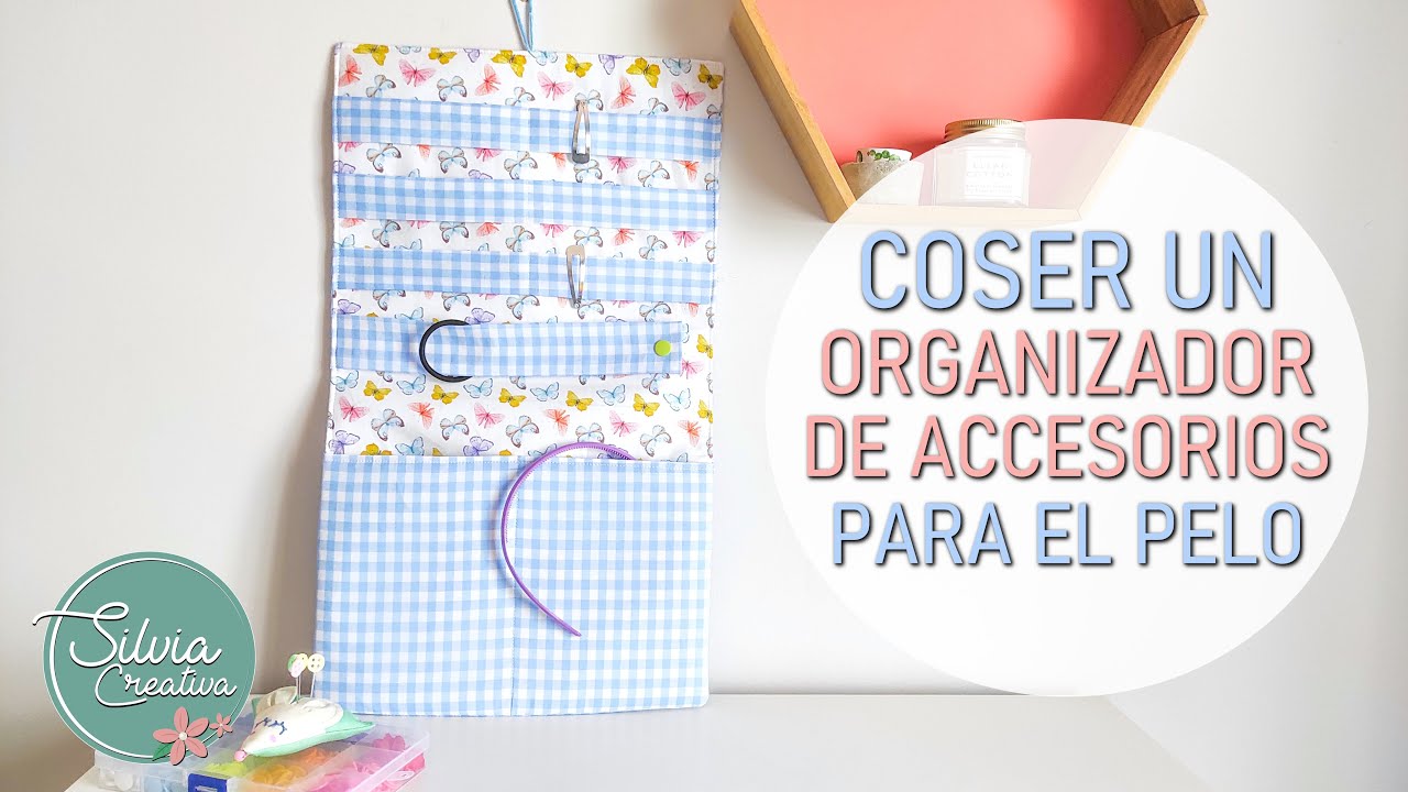 Coser un ORGANIZADOR de accesorios para el PELO neceser y colgante YouTube