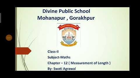 Class-II Chapter-12 ( Measurement of Length)