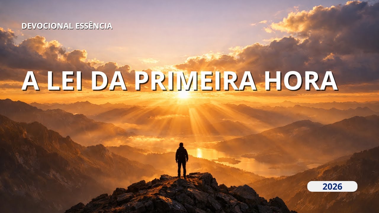 Devocional Essência: 3 de Janeiro - A Lei Da Primeira Hora