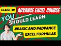 MS Excel Beginner to Advance | Episode 10 | Basic/Advance Formula| #excel #exceltech #exceltutorial