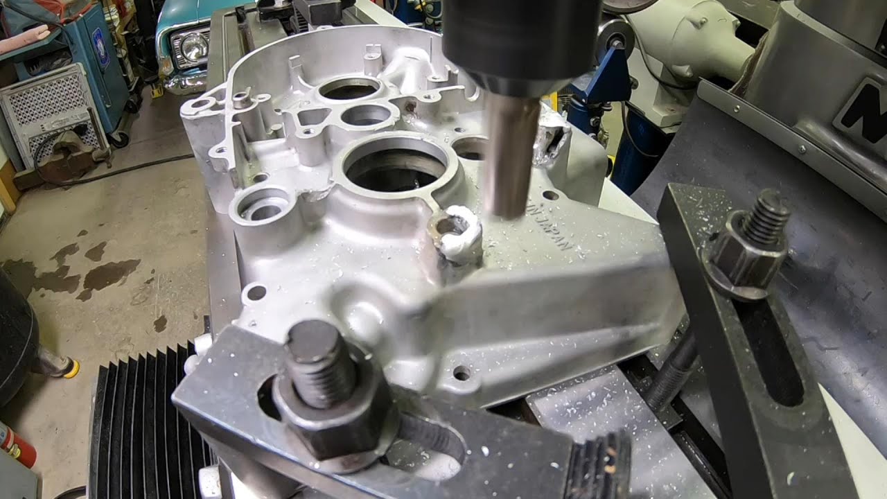 Motorcycle case repair, welding, RM250, F7