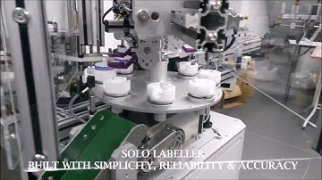 Rotary Indexing Wrap Around Labelling Machine | Medical Device Labelling | Solo Labeller Technology