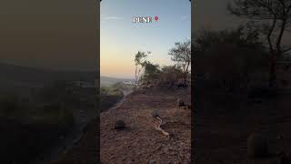Comments for this beautiful location 📍#pune #sunset #views #viral #mountains