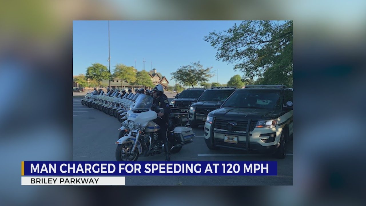 Man charged with driving 120 mph on Briley Parkway - YouTube